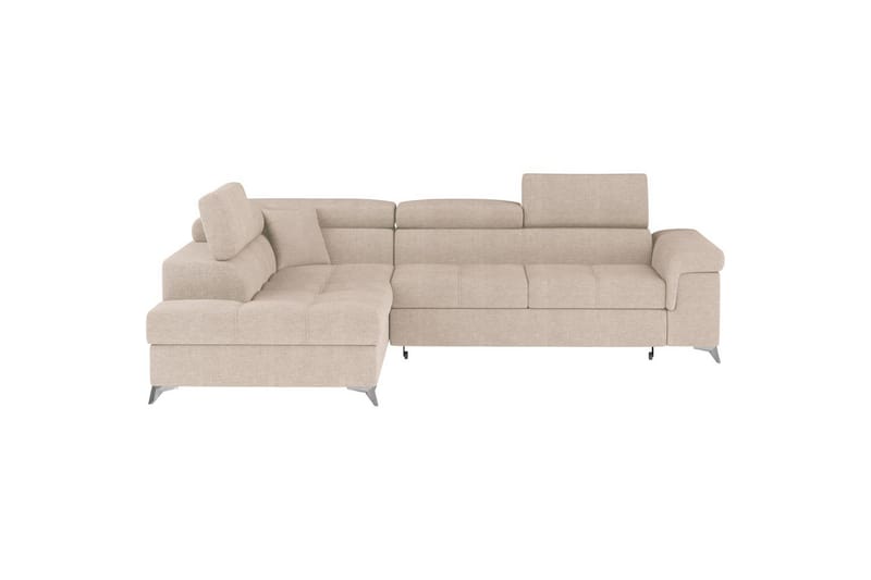 Hörnsoffa Eltap Eridano 275x202x88 cm - Raquel 18, Beige, Vänster - Möbler - Vardagsrum - Bäddsoffor