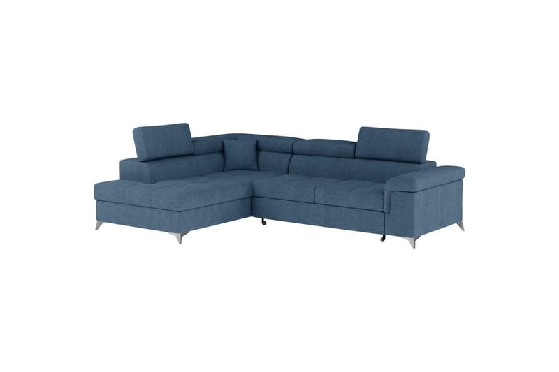 Hörnsoffa Eltap Eridano 275x202x88 cm - Raquel 40, Blå, Vänster - Möbler - Vardagsrum - Bäddsoffor