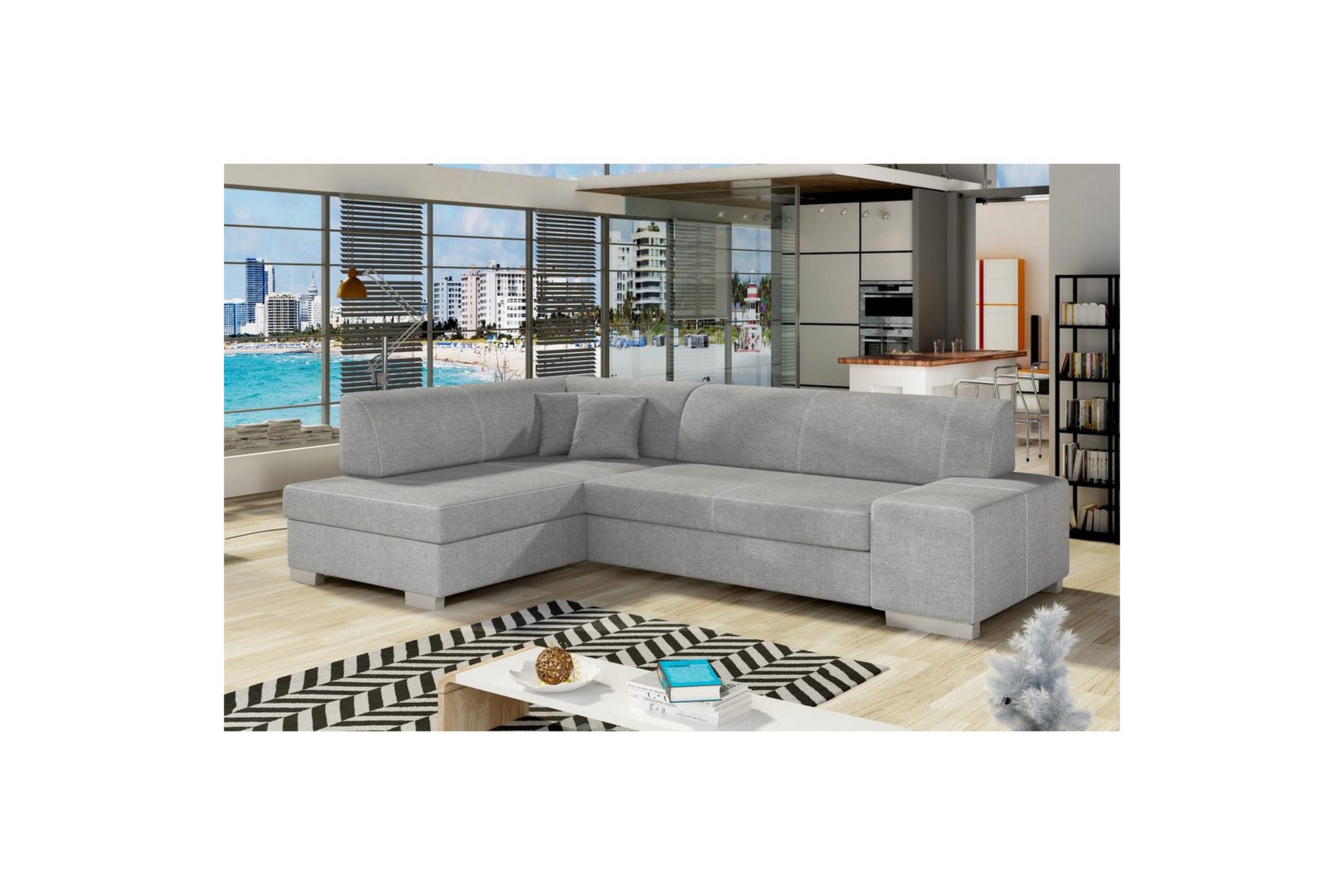 hörnsoffa eltap fabio 268x167x73 cm - sawana 21, vänster