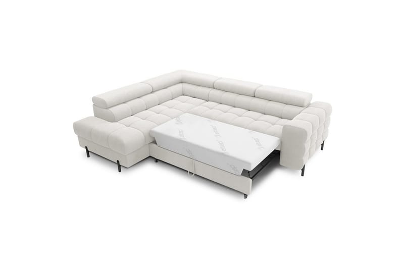 Hörnsoffa Eltap Ferucce 276x200x93 cm Amore 01 gräddvit Dubbelriktad - Möbler - Vardagsrum - Bäddsoffor