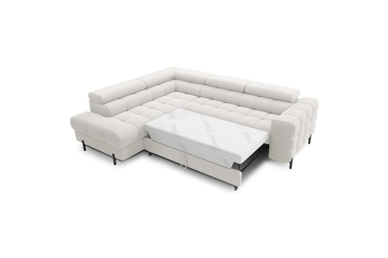 Hörnsoffa Eltap Ferucce 276x200x93 cm Amore 01 gräddvit Dubbelriktad - Möbler - Vardagsrum - Bäddsoffor