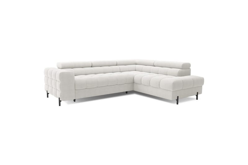 Hörnsoffa Eltap Ferucce 276x200x93 cm - Amore 01, Vit, Höger - Möbler - Vardagsrum - Bäddsoffor