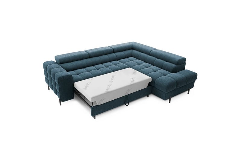 Hörnsoffa Eltap Ferucce 276x200x93 cm - Amore 40, Mörkblå, Höger - Möbler - Vardagsrum - Bäddsoffor
