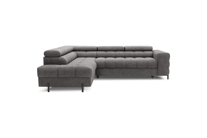 Hörnsoffa Eltap Ferucce 276x200x93 cm - Aura 04, Grå, Vänster - Möbler - Vardagsrum - Bäddsoffor