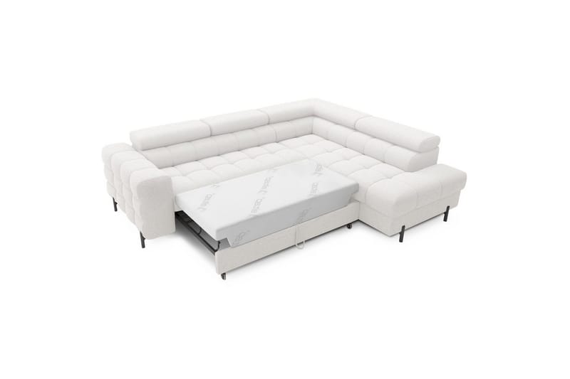 Hörnsoffa Eltap Ferucce 276x200x93 cm - Royal 01, Vit, Höger - Möbler - Vardagsrum - Bäddsoffor