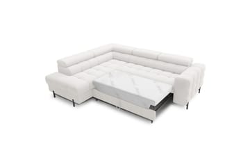 Hörnsoffa Eltap Ferucce 276x200x93 cm - Royal 01, Vit, Vänster - Möbler - Vardagsrum - Bäddsoffor