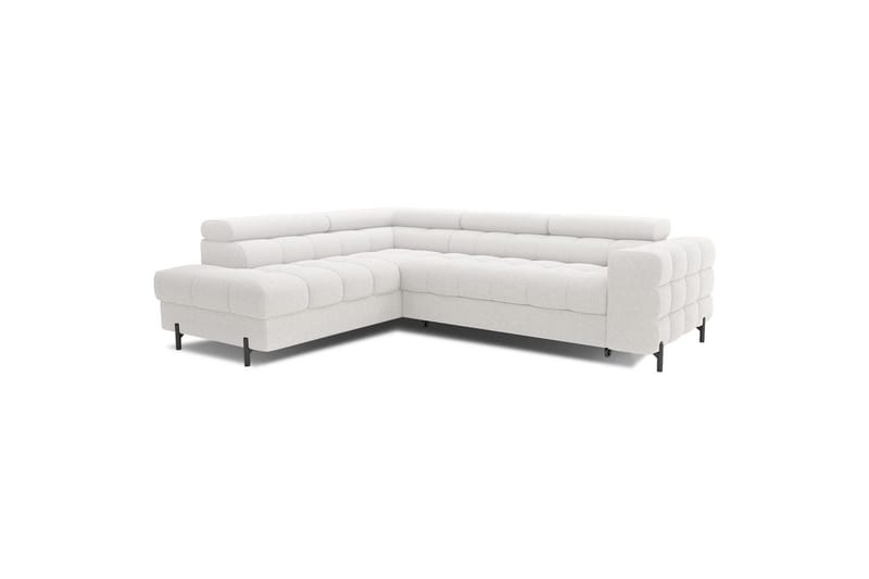 Hörnsoffa Eltap Ferucce 276x200x93 cm - Royal 01, Vit, Vänster - Möbler - Vardagsrum - Bäddsoffor