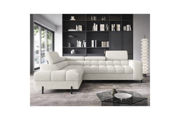Hörnsoffa Eltap Ferucce 276x200x93 cm - Royal 01, Vit, Vänster - Möbler - Vardagsrum - Bäddsoffor
