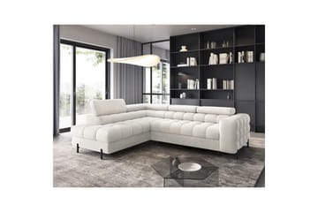 Hörnsoffa Eltap Ferucce 276x200x93 cm - Royal 01, Vit, Vänster - Möbler - Vardagsrum - Bäddsoffor