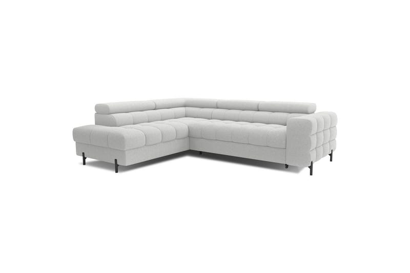 Hörnsoffa Eltap Ferucce 276x200x93 cm - Royal 03, Ljusgrå, Vänster - Möbler - Vardagsrum - Bäddsoffor