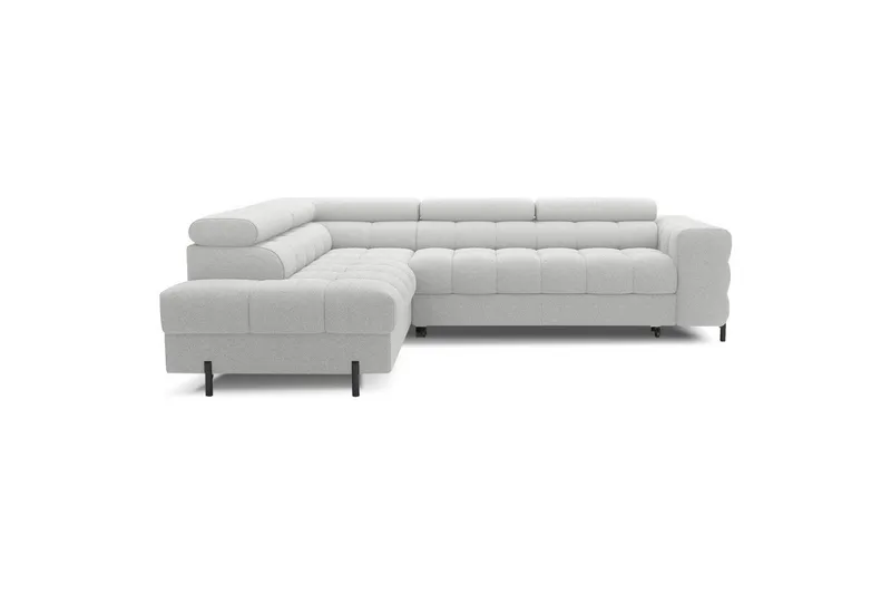 Hörnsoffa Eltap Ferucce 276x200x93 cm - Royal 03, Ljusgrå, Vänster - Möbler - Vardagsrum - Bäddsoffor