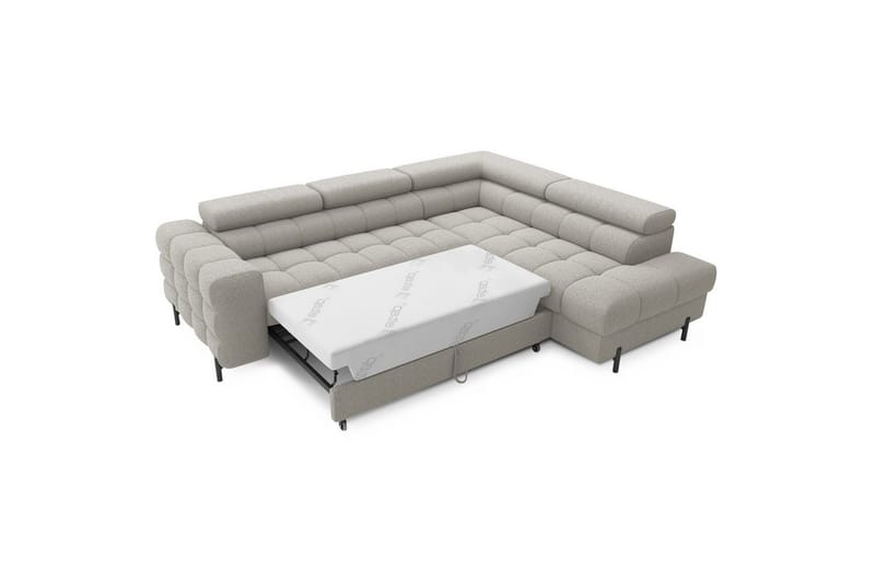 Hörnsoffa Eltap Ferucce 276x200x93 cm - Royal 18, Beige Ljus, Höger - Möbler - Vardagsrum - Bäddsoffor