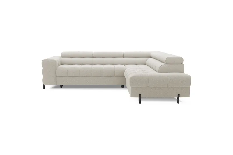Hörnsoffa Eltap Ferucce 276x200x93 cm, Royal 18, Ljusbeige, Höger
