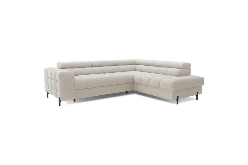 Hörnsoffa Eltap Ferucce 276x200x93 cm - Royal 18, Ljusbeige, Höger - Möbler - Vardagsrum - Bäddsoffor