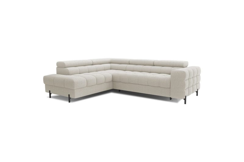 Hörnsoffa Eltap Ferucce 276x200x93 cm - Royal 18, Ljusbeige, Vänster - Möbler - Vardagsrum - Bäddsoffor