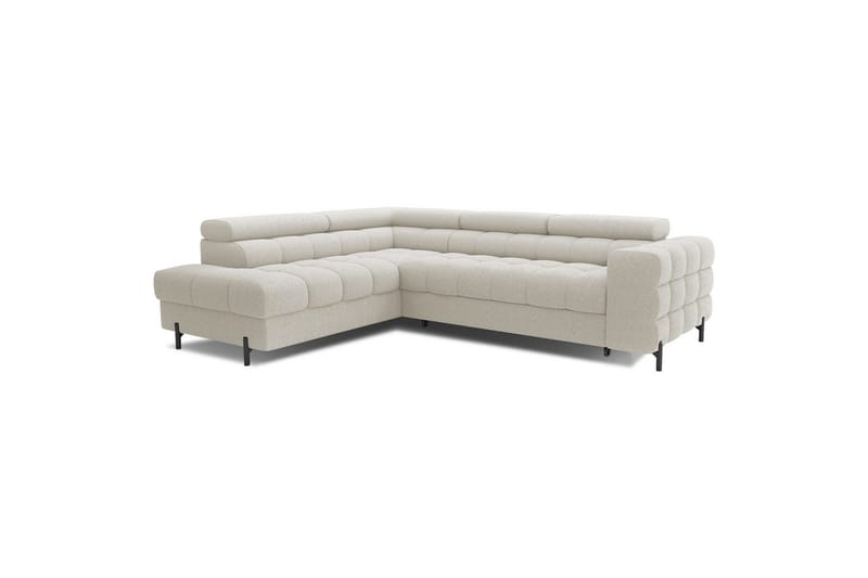 Hörnsoffa Eltap Ferucce 276x200x93 cm - Royal 18, Ljusbeige, Vänster - Möbler - Vardagsrum - Bäddsoffor