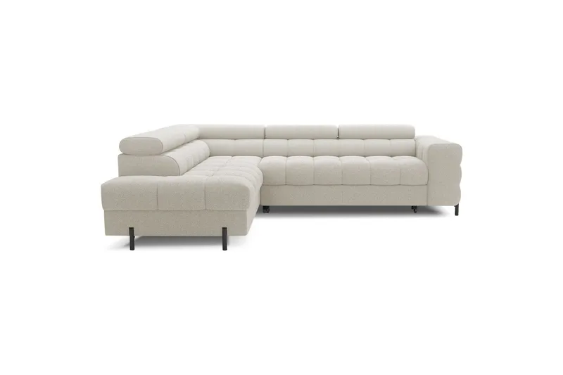 Hörnsoffa Eltap Ferucce 276x200x93 cm - Royal 18, Ljusbeige, Vänster - Möbler - Vardagsrum - Bäddsoffor
