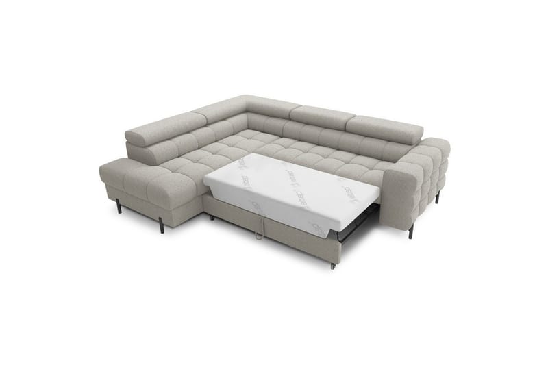 Hörnsoffa Eltap Ferucce 276x200x93 cm - Royal 20, Beige, Vänster - Möbler - Vardagsrum - Bäddsoffor