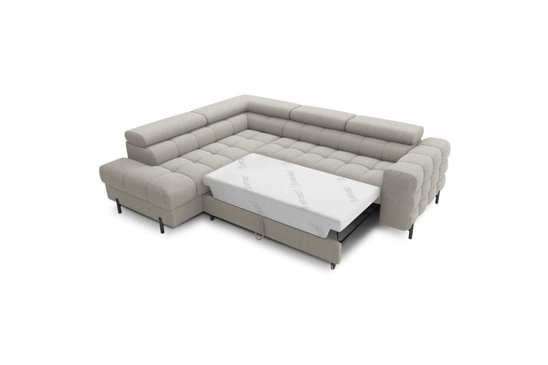 Hörnsoffa Eltap Ferucce 276x200x93 cm - Royal 20, Beige, Vänster - Möbler - Vardagsrum - Bäddsoffor