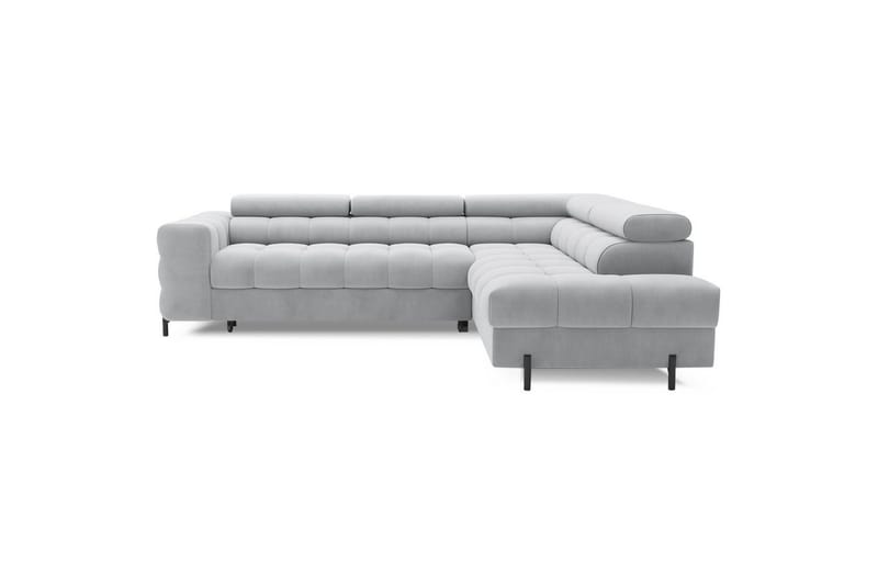 Hörnsoffa Eltap Ferucce 276x200x93 cm - Paros 05, Grå, Höger - Möbler - Vardagsrum - Bäddsoffor