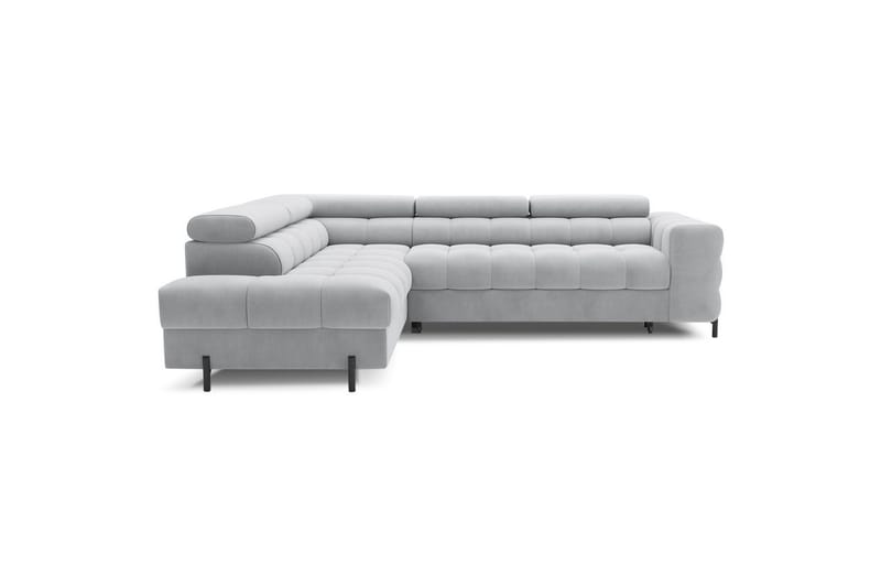 Hörnsoffa Eltap Ferucce 276x200x93 cm - Paros 05, Grå, Vänster - Möbler - Vardagsrum - Bäddsoffor