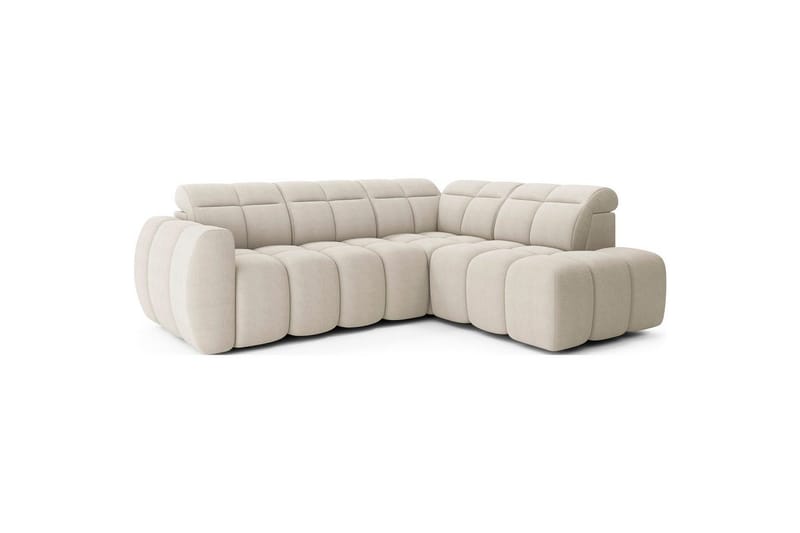 Hörnsoffa Eltap Flconn 258x208x107 cm - Royal 18, Beige, Höger - Möbler - Vardagsrum - Bäddsoffor