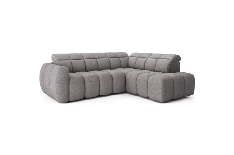 Hörnsoffa Eltap Flconn 258x208x107 cm - Sola 04, Grå, Höger - Möbler - Vardagsrum - Bäddsoffor