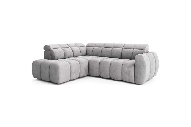 Hörnsoffa Eltap Flconn 258x208x107 cm - Sola 04, Grå, Vänster - Möbler - Vardagsrum - Bäddsoffor