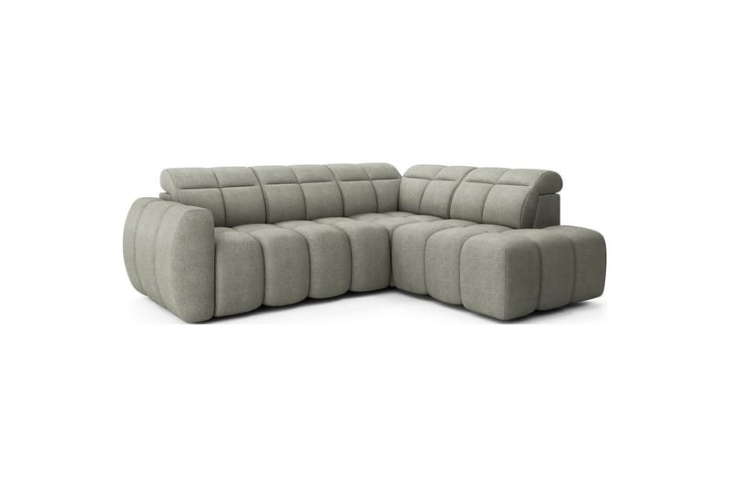Hörnsoffa Eltap Flconn 258x208x107 cm - Xillar 100, Grön, Höger - Möbler - Vardagsrum - Bäddsoffor