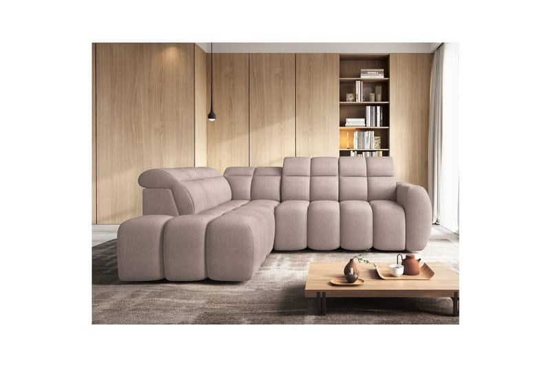 Hörnsoffa Eltap Flconn 258x208x107 cm - Xillar 20, Brun, Vänster - Möbler - Vardagsrum - Bäddsoffor