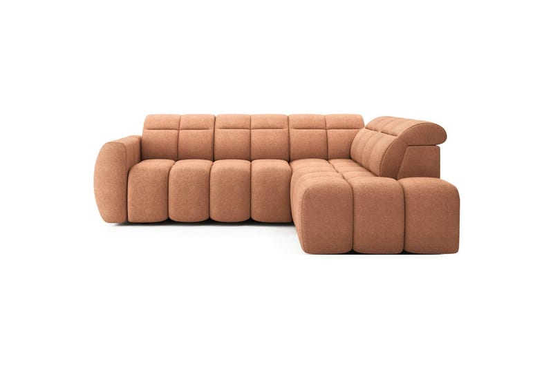 Hörnsoffa Eltap Flconn 258x208x107 cm, Xillar 24, Rosa, Höger