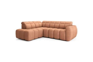 Hörnsoffa Eltap Flconn 258x208x107 cm - Xillar 24, Rosa, Vänster - Möbler - Vardagsrum - Bäddsoffor