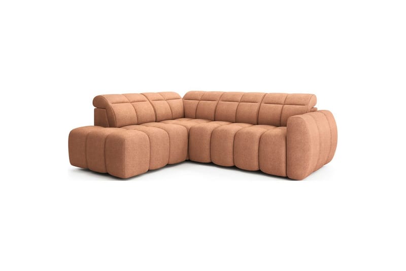 Hörnsoffa Eltap Flconn 258x208x107 cm - Xillar 24, Rosa, Vänster - Möbler - Vardagsrum - Bäddsoffor