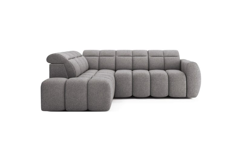 Hörnsoffa Eltap Flconn 258x208x107 cm, Paolli 04, Grå, Vänster