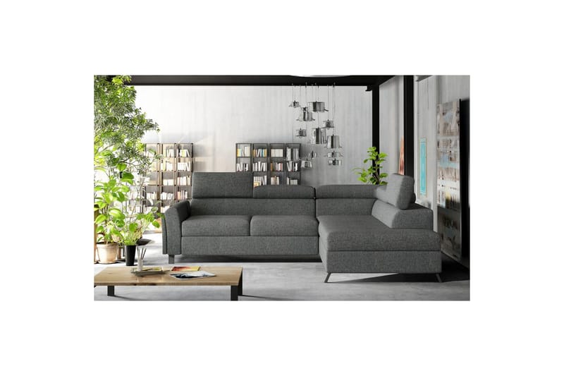 Hörnsoffa Eltap Kairos 265x200x92 cm - Inari 96, Mörkgrå, Höger - Möbler - Vardagsrum - Bäddsoffor
