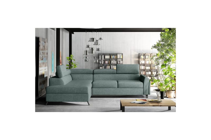 Hörnsoffa Eltap Kairos 265x200x92 cm - Överdrag 70, blå, Vänster - Möbler - Vardagsrum - Bäddsoffor