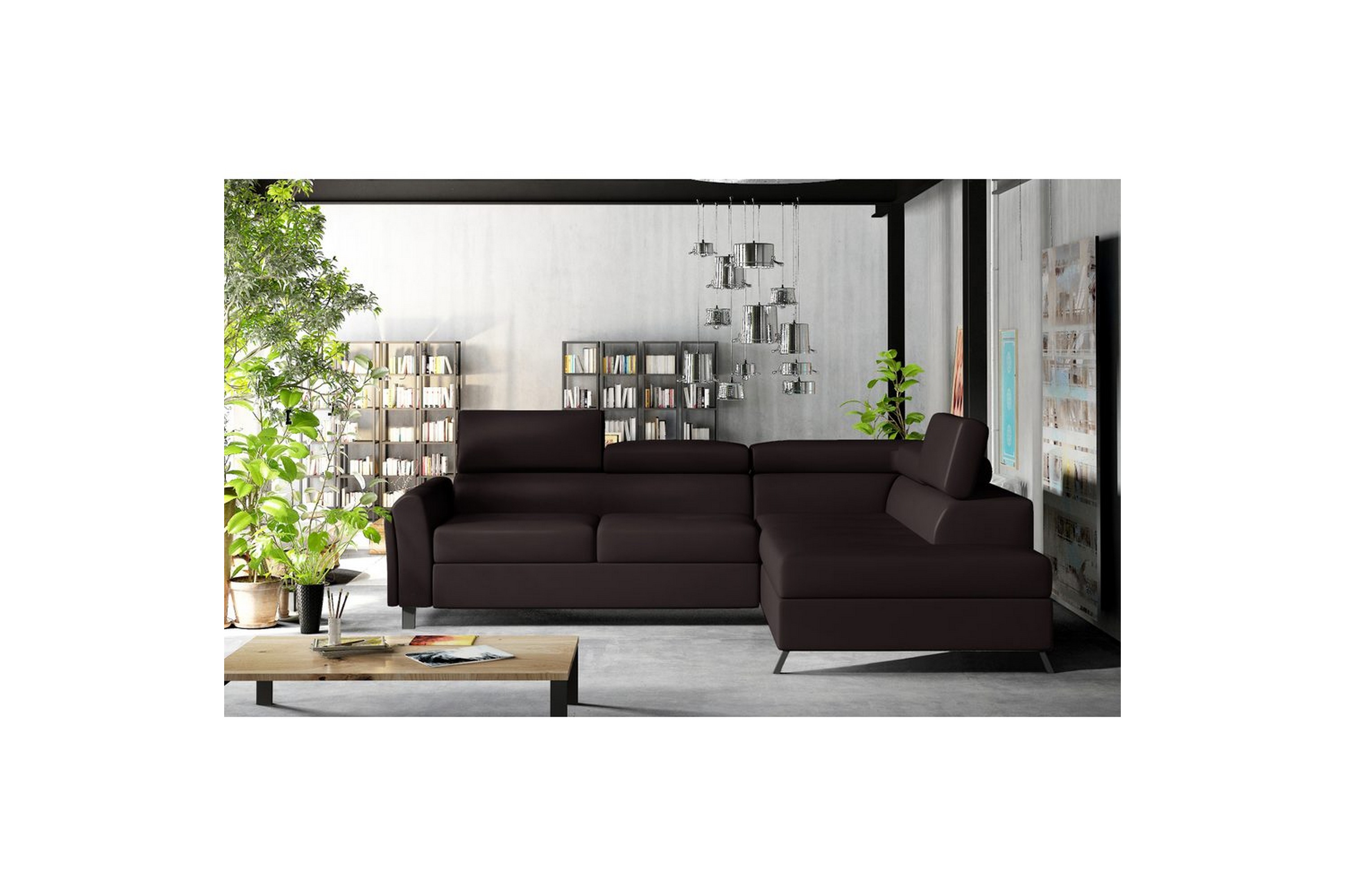 hörnsoffa eltap kairos 265x200x92 cm - soft 66, höger