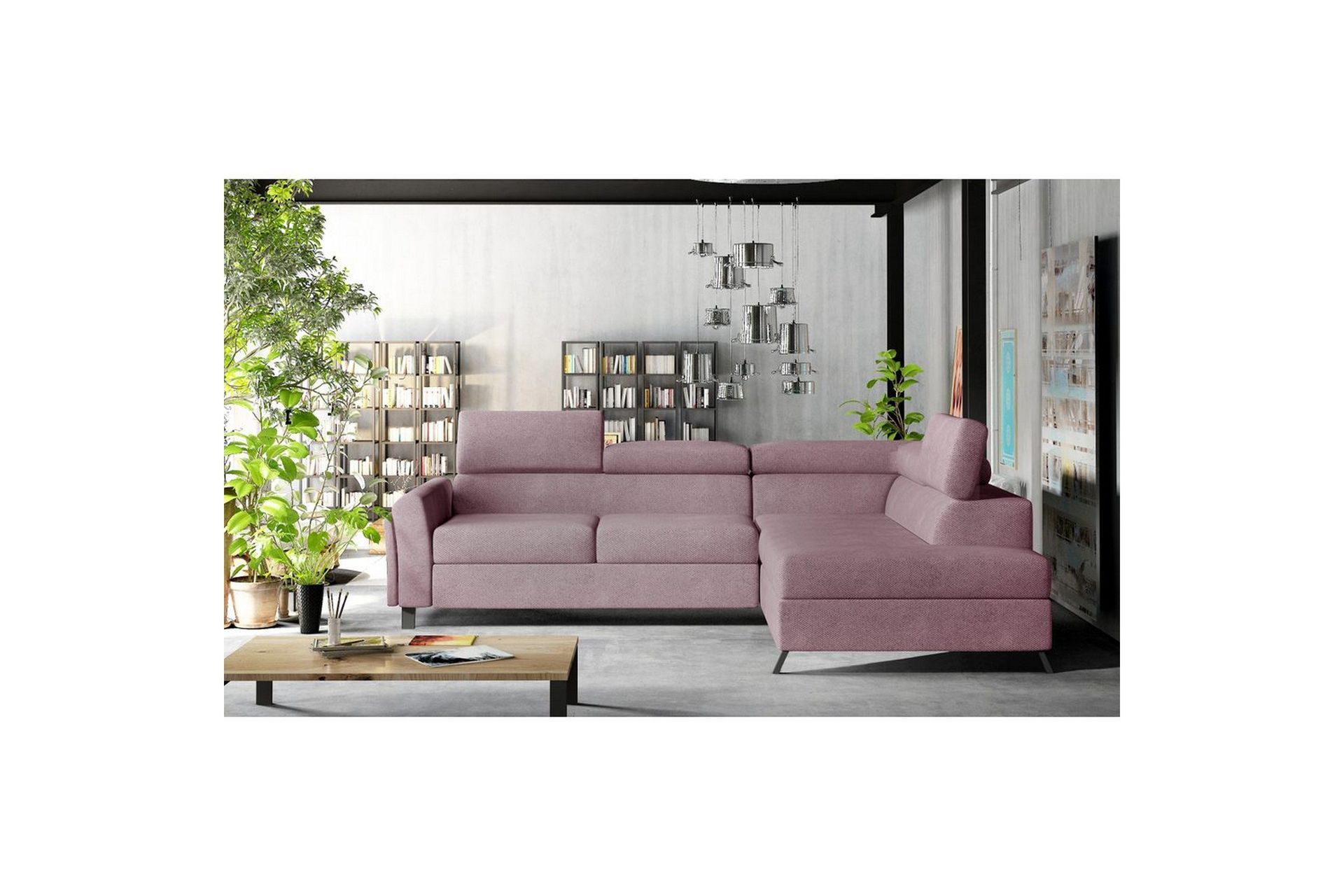 hörnsoffa eltap kairos 265x200x92 cm - soro 61, höger