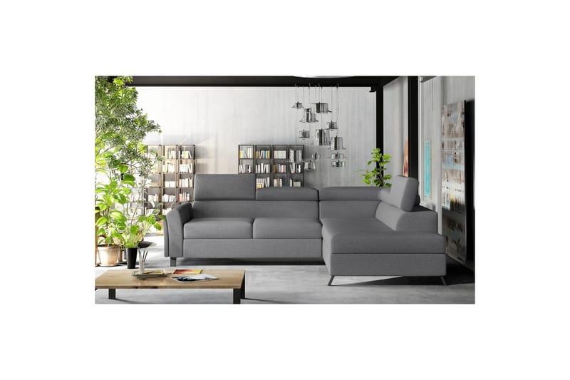Hörnsoffa Eltap Kairos 265x200x92 cm - Primo 96, Mörkgrå, Höger - Möbler - Vardagsrum - Bäddsoffor