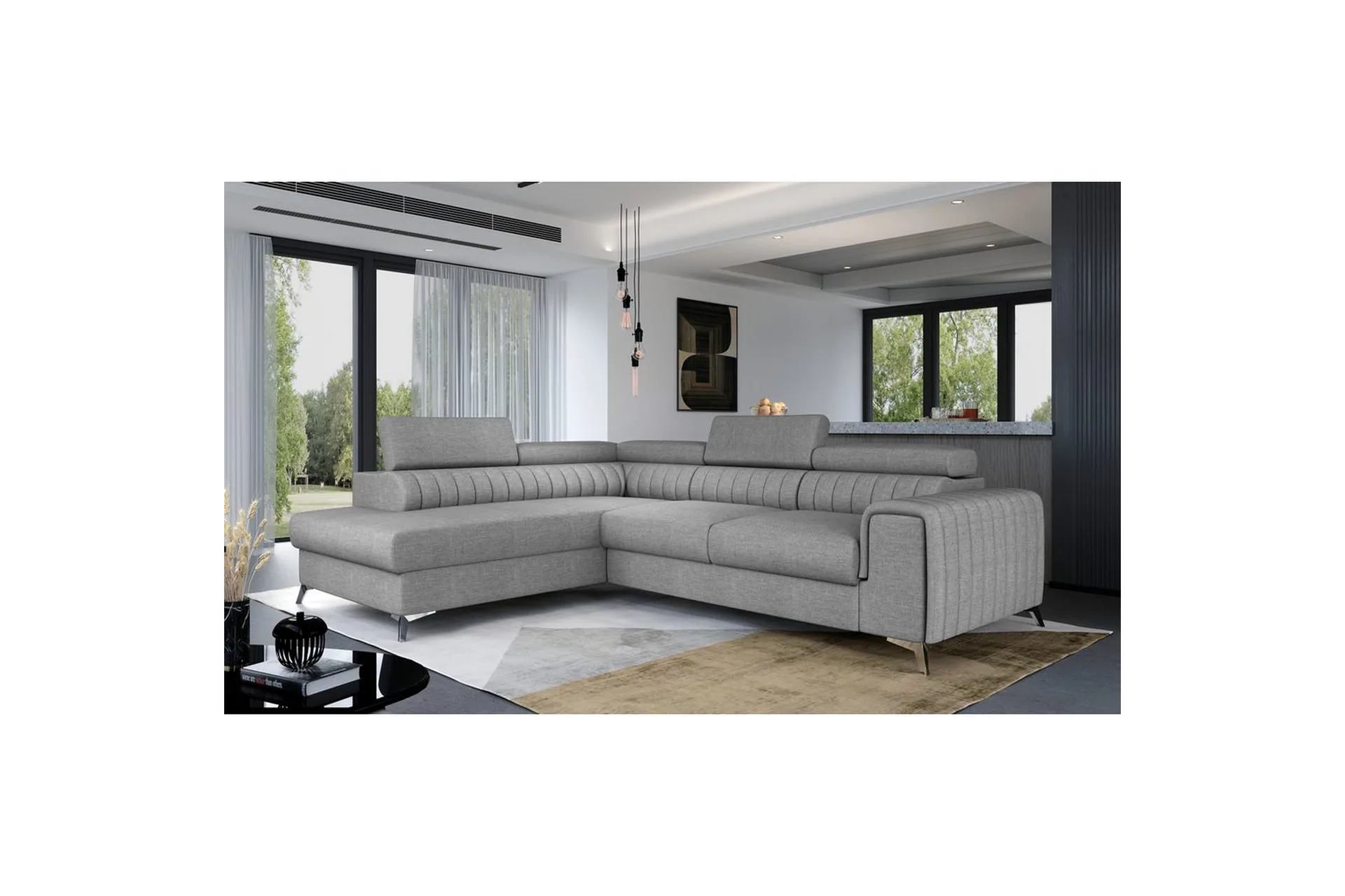 hörnsoffa eltap laurence 278x205x92 cm - sawana 21, vänster