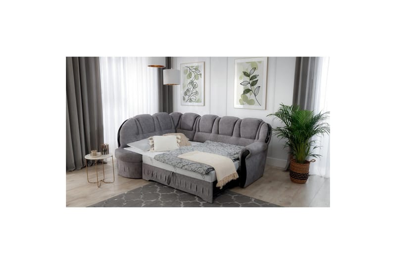 Hörnsoffa Eltap Lord 243x180x112 cm - Dora 21, Beige, Vänster - Möbler - Vardagsrum - Bäddsoffor