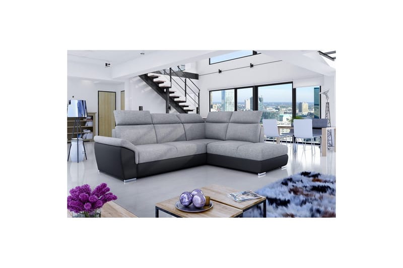 Hörnsoffa Eltap Loreto 260x210x102 cm - Sawana 21, Soft 11, Höger - Möbler - Vardagsrum - Bäddsoffor