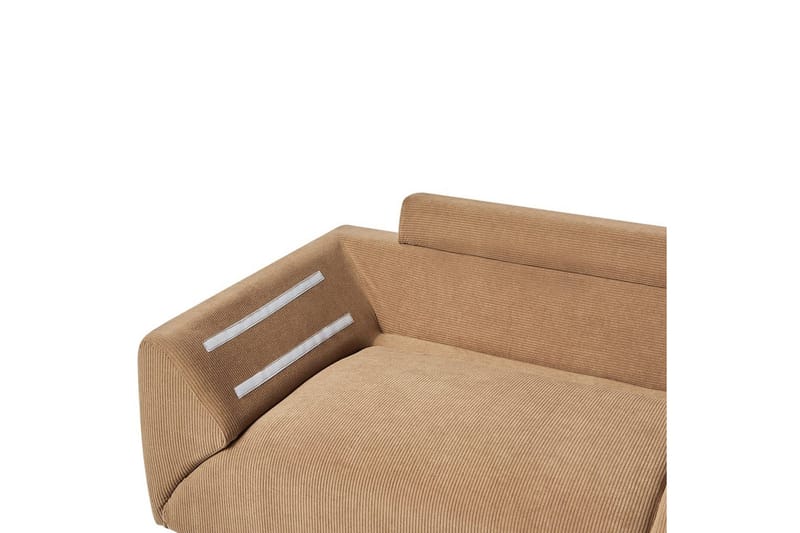 Hörnsoffa Lunner Brun, Svart - Brun, Svart - Möbler - Vardagsrum - Soffgrupper