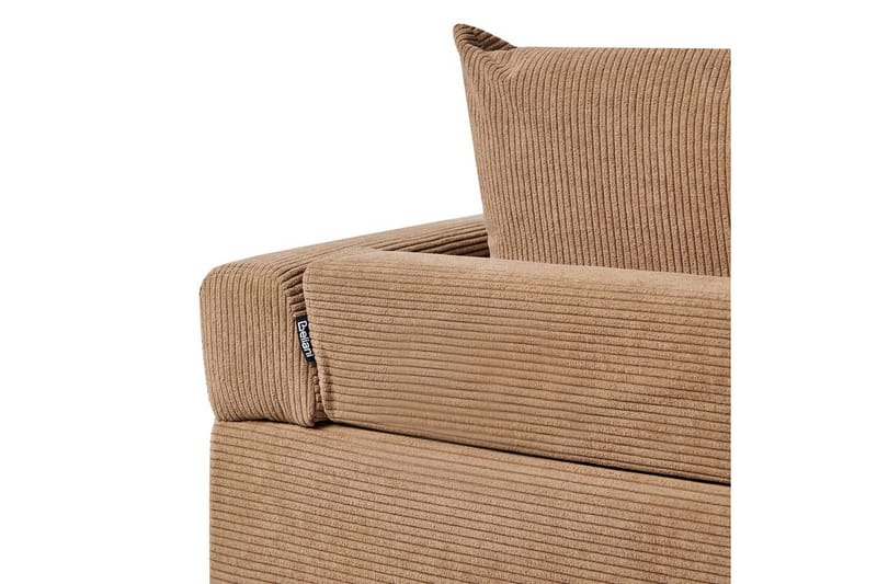 Hörnsoffa Lunner Brun, Svart - Brun, Svart - Möbler - Vardagsrum - Soffgrupper