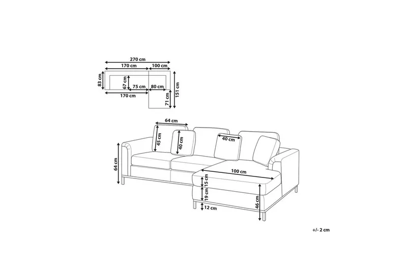 Hörnsoffa Oslo Vänstervänd - Vänstervänd - Möbler - Vardagsrum - Soffor - Divansoffa & schäslong