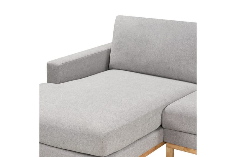 Hörnsoffa Siggard Grå, ljust trä - Grå, ljust trä - Möbler - Vardagsrum - Soffgrupper
