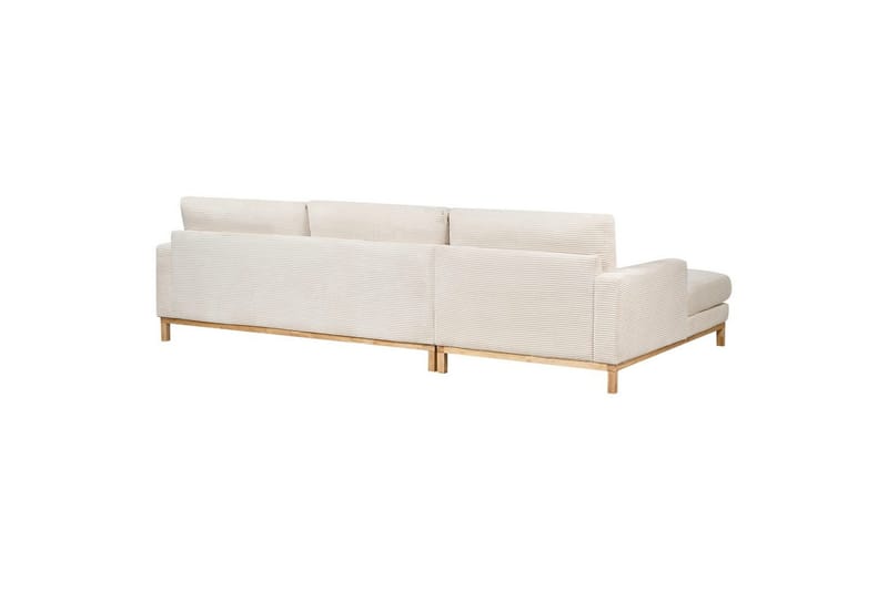 Hörnsoffa Siggard Ljusbeige, ljust trä - Ljusbeige, ljust trä - Möbler - Vardagsrum - Soffgrupper