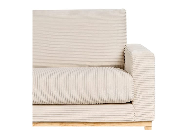 Hörnsoffa Siggard Ljusbeige, ljust trä - Ljusbeige, ljust trä - Möbler - Vardagsrum - Soffgrupper
