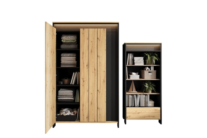 Huddinge Möbelset För Vardagsrum, Beige