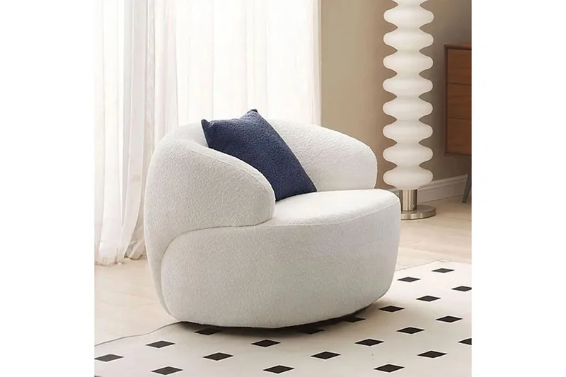 Hungirr Fåtölj - Vit - Möbler - Vardagsrum - Fåtöljer